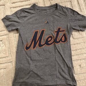Mets Gray Logo T-Shirt